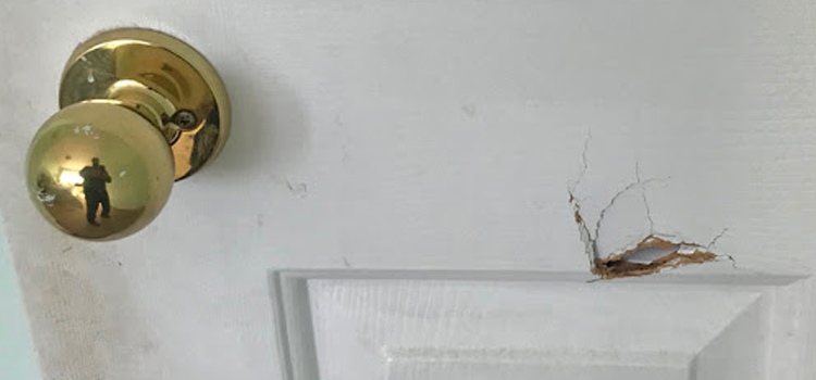 interior door hole repair Carlsbad